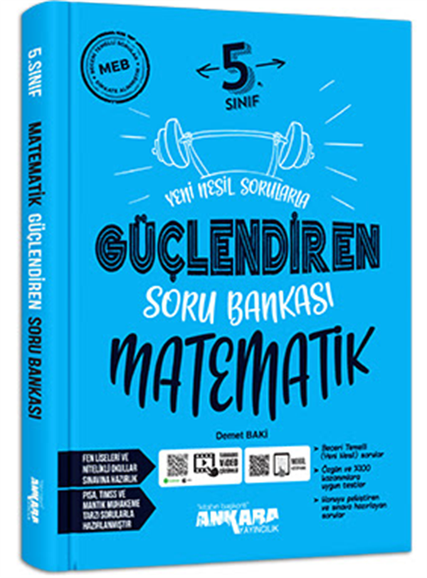 Ankara Yayıncılık  5.Sınıf Matematik Güçlendiren Soru Bankası