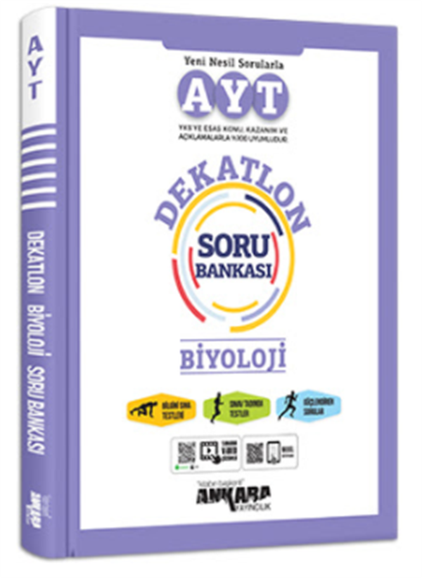 Ankara Yayıncılık AYT Biyoloji Dekatlon Soru Bankası