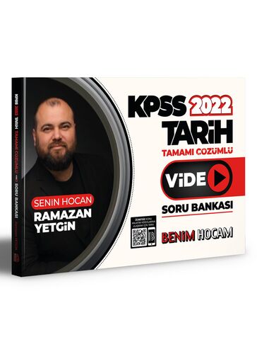 Benim Hocam Yayınları 2022 KPSS Tarih Tamamı Çözümlü Video Soru Bankası