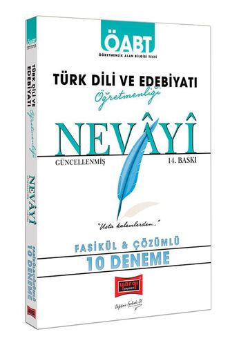 Yargı Yayınevi ÖABT Nevayi Türk Dili ve Edebiyatı Öğretmenliği Fasikül & Çözümlü 10 Deneme