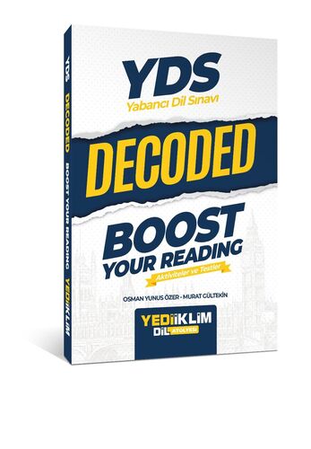 Yediiklim Yayınları YDS Decoded Boost Your Reading